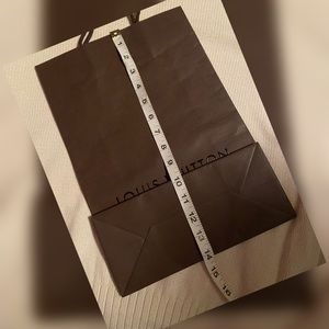 Brown Louis Vuitton Paper Shopping Bag